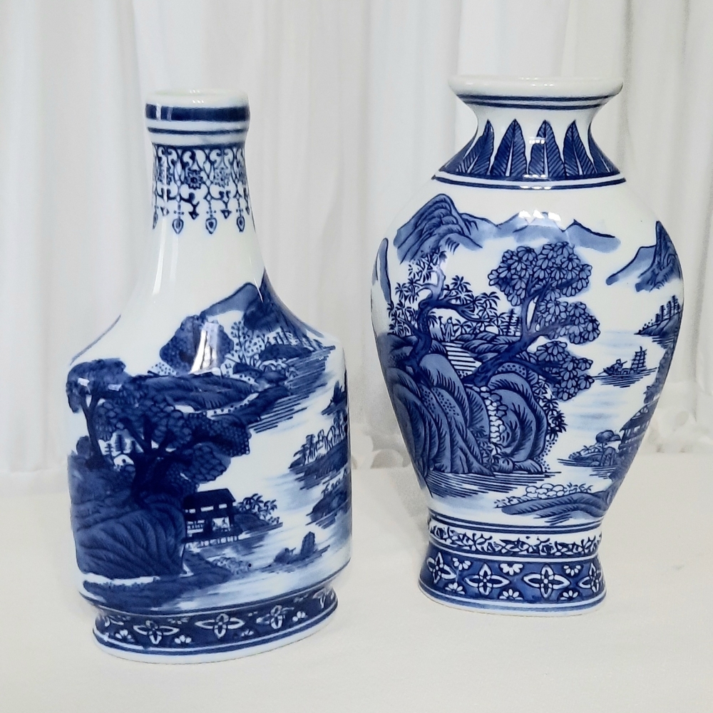 Ashley Belle Porcelain Vases Lot Of 2